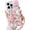 Pink, variant on for iPhone 16 Pro Glitter Bling Case, Cute Luxury 3D Sparkle Crystal Rhinestone Flowers Shiny Gems Diamond Pearl with Lanyard Wrist Strap Women Girls Phone Case for iPhone 16 Pro 6.3" (Pink)
