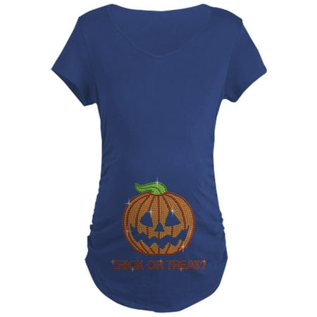 

CafePress - Funny Printed Rhinestone Pumpkin Maternity T Shirt - Maternity Dark T-Shirt