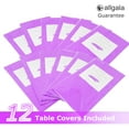 thumbnail image 2 of Allgala 12-Pack Premium Plastic Table Cover Medium Weight Disposable Tablecloth-12PK 54"x108"-Lavender -TC58215, 2 of 4