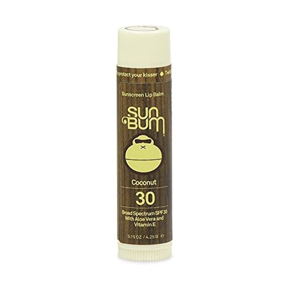 Sun Bum Sunscreen Lip Balm, Coconut, SPF 30, 0.15 oz