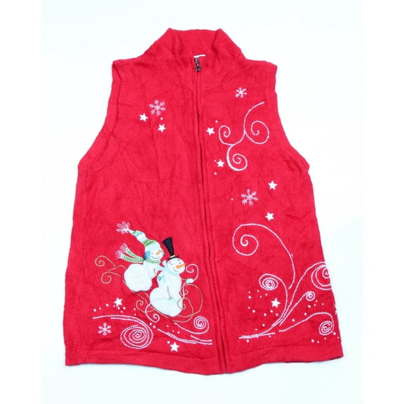 Vintage One of a kind Ugly Christmas Holiday Sweater Vest - Small