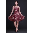 thumbnail image 3 of Bimba Robe d'Été Sans Manches Mini Fluide pour Femme, Robe Soleil à Imprimé Floral – X-Grand, 3 of 5
