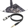 thumbnail image 4 of 6.35Mm 1/4 Inch Trs Male To Xlr Male Audio Stereo Microphone Speaker Cable, 4 of 5