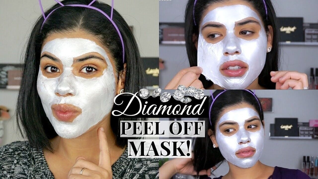 Diamond Glow Peel Off Mask - Premium Peel Off Brightening facial mask 3PK