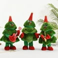 thumbnail image 5 of El juguete del saxofón del baile del oscilación del árbol de Navidad adorna el juguete eléctrico de la felpa que canta y que brilla intensamente, 5 of 5