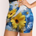 thumbnail image 2 of Shuihui Flower Women's High Short Skirt, High Waisted Mini Skirt with One Side Pocket, 2 of 5