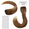 thumbnail image 5 of Benehair Clip In Hair Extensions 100% Real Remy Human Hair Full Head Soft 8PCS Clip In Russian Remy Hair New Color Balayage Highlight 8"-24" US CLEARANCE, 5 of 11