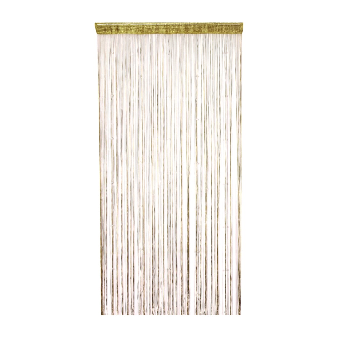 Drop Beaded String Door Window Curtain Tassel Fly Screens Room Divider Champagne