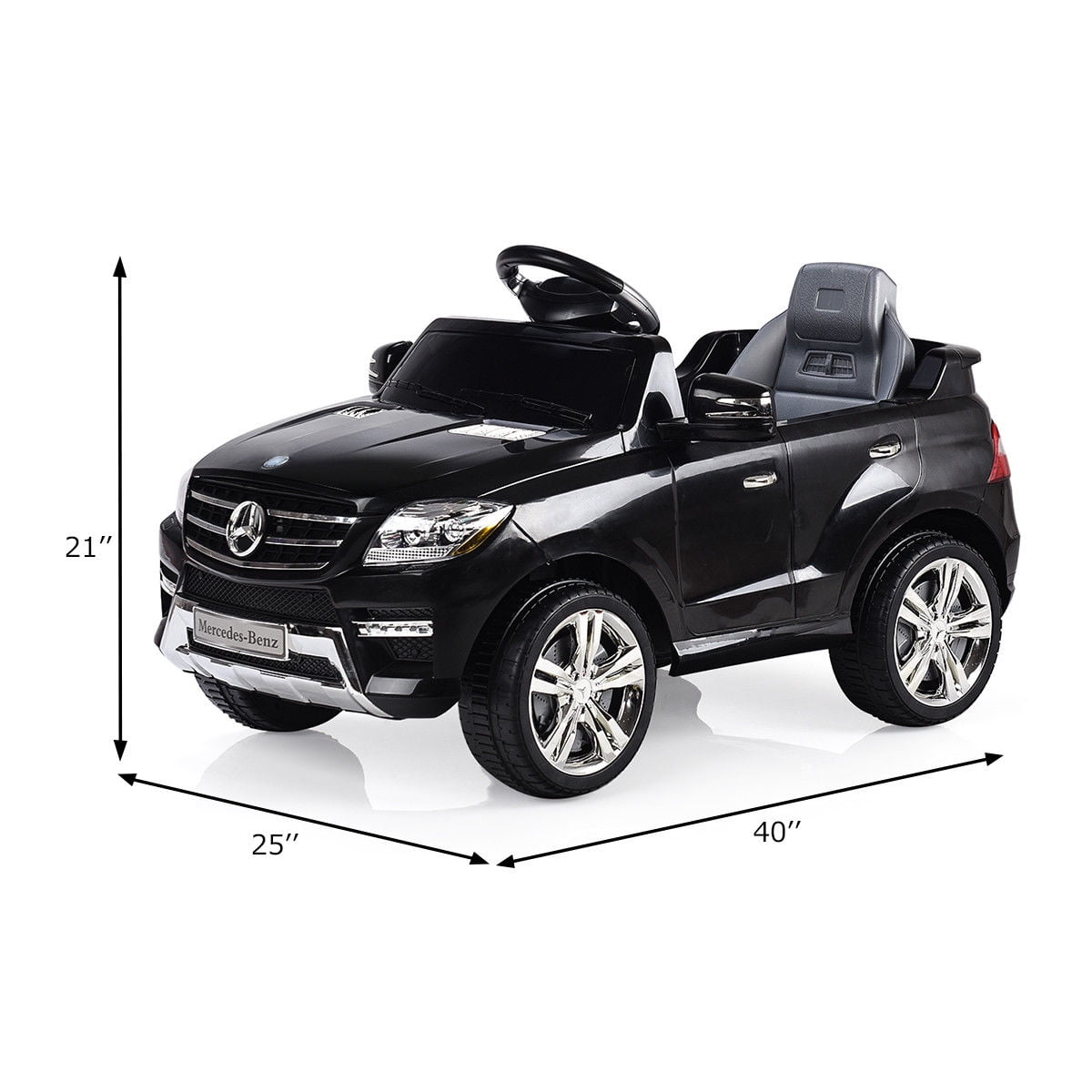 mercedes ml350 6v ride on car with remote