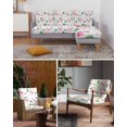 thumbnail image 6 of Pink Flamingos Couch Cushion Covers Stretch, Washable Sofa Seat Covers Individual Seat Cushion Sofa Slipcovers Summer Green Tropical Palm Leaves Couch Cover Furniture Protector M-1PCS, 6 of 7