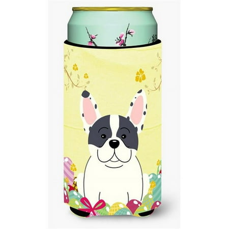 

Easter Eggs French Bulldog Piebald Tall Boy Beverage Insulator Hugger