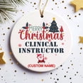 thumbnail image 2 of 2025 Coworkers Christmas Tree Decorations for Office Ceramic Ornament Gift Ideal for Women Coworker,Friends,Teachers,Work Bestie, Clinical Instructor Ornament olphWF (Clinical Instructor), 2 of 4