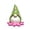 Green, variant on Resin Pink Hat Gnome Garden Statue, 4.92in Colorful Elf Figurine with Sunflower Base, Mini Fairy Garden Decor for Patio Lawn Balcony Yard Outdoor Decoration (Pink)