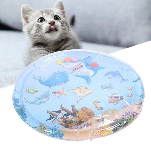 Estera Sensorial De Agua ANGGREK Inflable Interactivo Almohadilla De Enfriamiento 95x95cm