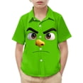 thumbnail image 2 of Piuwrlz 12 Years Boys Short polo Sleeve Teen Funny Graphic Shirts Tops Pocket Pullover T Shirts Green Size 12 Years, 2 of 9
