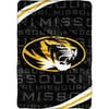 NCAA Missouri Tigers Micro Raschel Blanket