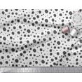 thumbnail image 2 of Soimoi Gray Heavy Canvas Fabric Dots Dots Print Fabric by Yard 58 Inch Wide, 2 of 5