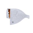 thumbnail image 3 of Felt Cat Bed Shark Shaped Cave House For Small Pets, 3 of 4