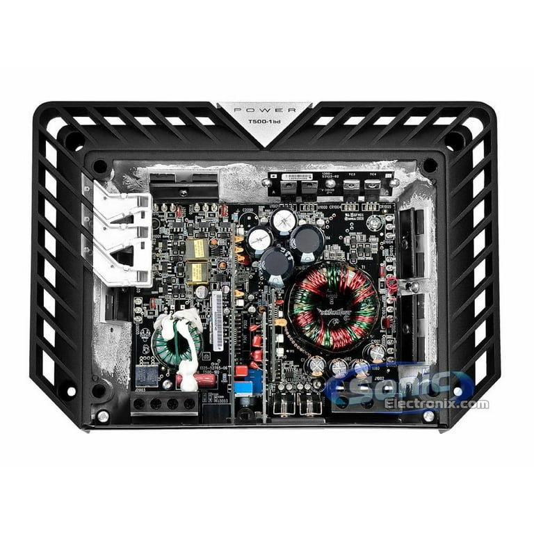 Rockford Fosgate Power T500-1bdCP & BAK42 4 AWG Amp Kit 500W RMS