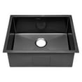 thumbnail image 2 of Rivage 23 x 18 Stainless Steel, Single Basin, Undermount Kitchen Sink, Black, 2 of 10