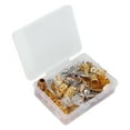 thumbnail image 3 of Hair Rings, Gold Hair Accessories For Braids Hair Jewelry Rings  For Bridal For Wedding, 3 of 8