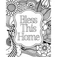 thumbnail image 3 of Robinson, Tamara 20x24 Black Modern Framed Museum Art Print Titled - Bless This Home, 3 of 5