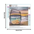 thumbnail image 3 of Yuarrent Kits de pintura de diamante de taza de agua decoración de pared de diamante completo bordado puntada artes artesanales Artesanía 1 30x30cm, 3 of 6