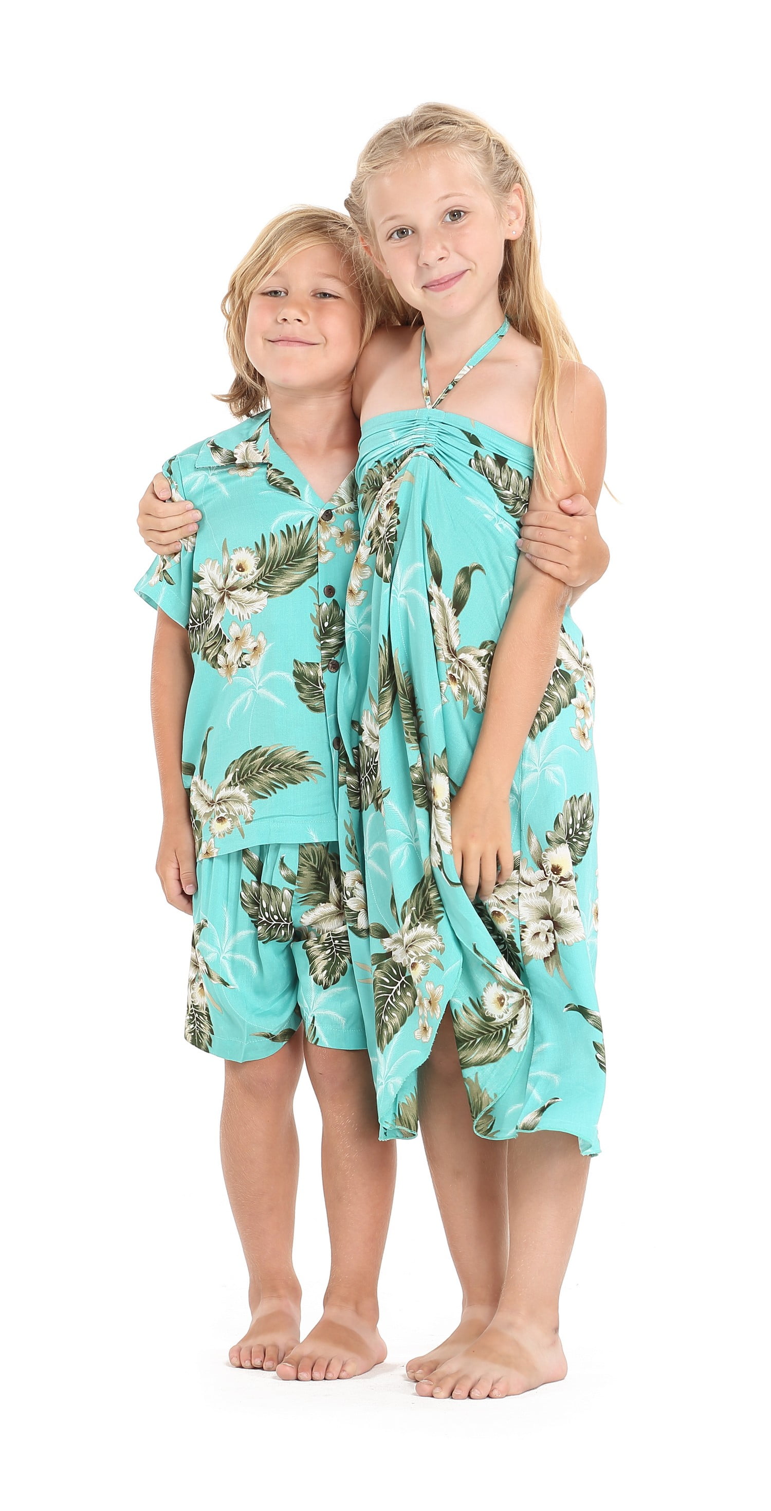 matching luau outfits