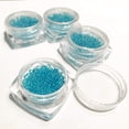 thumbnail image 3 of Magik Mini Bubble Beads 3D Nail Art Decoration Manicure 1-3mm Mixed Colorful DIY (8 Pack, Blue), 3 of 5