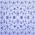 thumbnail image 1 of Ahgly Company Indoor Square Persian Blue Traditional Area Rugs, 5' Square, 1 of 4