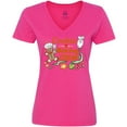 thumbnail image 3 of Inktastic Cute Cookie Baking Crew Women's V-Neck T-Shirt, 3 of 5
