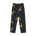 thumbnail image 4 of Daiia Men'S Christmas Deers Pants,Bottoms Sleep Lounge,Pajama Pants,Pj Bottoms Drawstring And Pockets-Medium, 4 of 9
