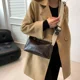 thumbnail image 4 of Bolso de mujer de PU de lujo ligero 2024 nuevo bolso bandolera de alta calidad con correa de hombro ajustable y cremallera bolso de hombro simple simplificado, 4 of 5