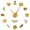 Gold,37inch, variant on Proud To Be A Nurse Doctor & Nurse Kit DIY Large Wall Clock Medical Office Hospital Wall Art Decor Long Hands Clock Wall Watch(Black,27inch)