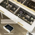 thumbnail image 3 of Papajet 48" Vanity Desk with 35" Lighted Mirror, Makeup Vanity Cabinet, White, 3 of 6