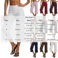 thumbnail image 4 of Women's Lightweight Yoga Capri Pants, Solid Color Elastic Waist Pants for Women, Soft Stretchy Mid Waisted Capris, Pockets Casual Athletic Workout Lounge Capris | UKHCCC,Green XL, 4 of 7