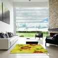 thumbnail image 6 of Ahgly Company Indoor Rectangle Patterned Canary Yellow Area Rugs, 8' x 10', 6 of 6