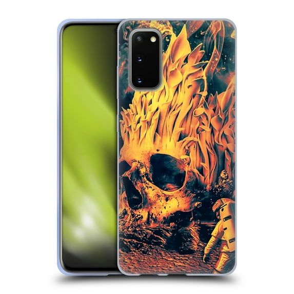 Head Case Designs Officially Licensed Riza Peker Skulls 9 Space Skull Soft Gel Case Compatible with Samsung Galaxy S20 / S20 5G