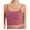 Purple, variant on SAYFUT Women Girls Removable Paddeds Sport Bras Spaghetti Strap Yoga Bras for Gym Running Workout Fitness Bra Crop Tops Seamless Stretch Bra