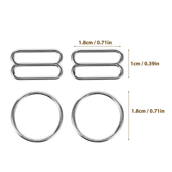 SOPOTUTU 30 Pairs Adjustable Bra Strap Clips for Women, Lingerie, Swimwear, and Clothing Accessories