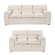 thumbnail image 1 of Sala 3-2 Cosmo 2 Piezas ( Sofá, Love Seat ) Crema para Sala, 1 of 12
