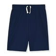 thumbnail image 3 of Sleep On It Boys 2-Piece Short-Sleeve Waffle Thermal Pajama Shorts Sleep Set - Navy Blue , 6-7, 3 of 4