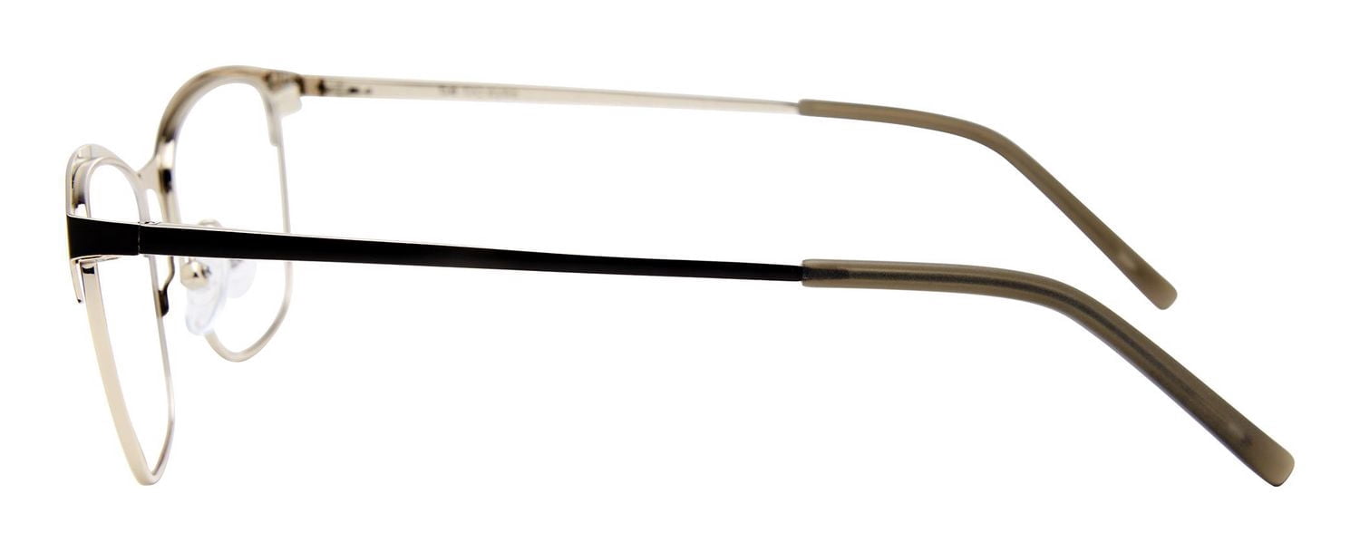 Bio Eyes Lunettes De Vue Pour Femmes, Stolons, Noire Or, 50.5-17.5-140