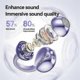 thumbnail image 3 of M91 Ear Clip Earbuds Wireless Bluetooth Headphones Noise Reduction Earphones For Cycling, Running Exercise, 3 of 5