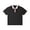 Black, variant on Mens Short Sleeve Polo Shirt Color Block Contrast Trim Soft Breathable Casual Undershirt Sports Business Classic Polo Shirt