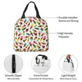 thumbnail image 4 of Salouo Ice Cream Popsicles for Unisex Lunch Bag Leakproof Lunch Tote Large Capacity Reusable Insulated Lunch Box Cooler Lunch Container for Work/Office/Picnic/Travel-Black, 4 of 8