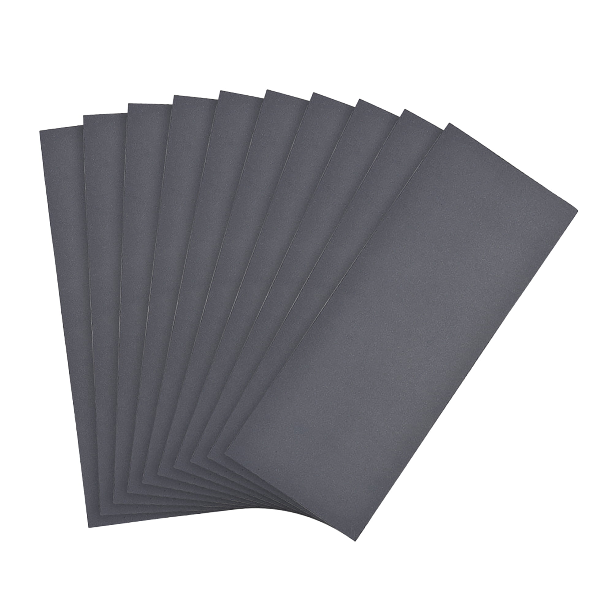Uxcell 9" x 3.7" 800 Grit Silicon Carbide Waterproof Sandpaper 10 Pack