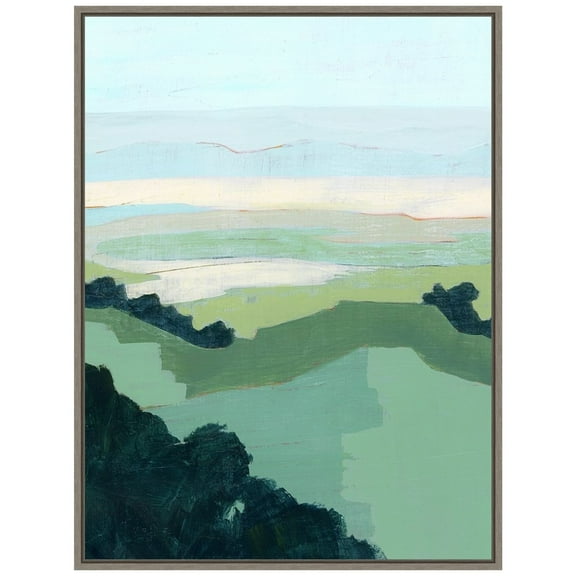 Amanti Art Halcyon Overlook I Framed Canvas Wall Art Print