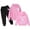 Pink, variant on Toddler Girl Outfits Fall Graphic Long Sleeve Hoodies Hoody Sweatshirt Drawstring Pants Oversized Fall Kids 2 Piece Outfit