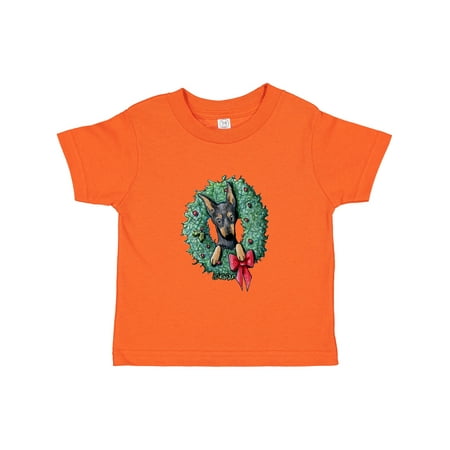

Inktastic KiniArt Min Pin Christmas Gift Toddler Boy or Toddler Girl T-Shirt
